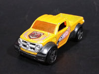 2003 Hot Wheels First Editions Dodge M80 Truck Yellow Orange Die Cast Toy Car Vehicle - Treasure Valley Antiques & Collectibles