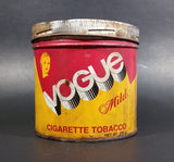 Vintage Vogue Mild 200g Tobacco Tin Canister English and French w/ Lid - Treasure Valley Antiques & Collectibles