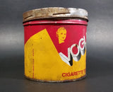 Vintage Vogue Mild 200g Tobacco Tin Canister English and French w/ Lid - Treasure Valley Antiques & Collectibles