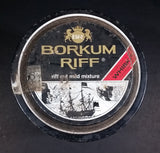 Vintage Early 1970s Borkum Riff Bourbon Whiskey 6 oz Pipe Tobacco Tin - Empty - Treasure Valley Antiques & Collectibles