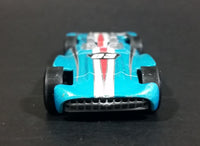2016 Hot Wheels Track Builder GM Chevroletor Metalflake Turquoise Die Cast Toy Car Vehicle - Treasure Valley Antiques & Collectibles