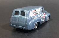 2010 Hot Wheels 1956 Ford Truck Champion Spark Plugs Grey Die Cast Toy Car Hot Rod Vehicle - Treasure Valley Antiques & Collectibles