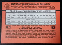 1990 Donruss MLB Baseball Cards (Individual)