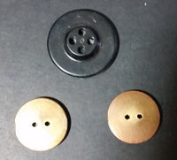 Lot of 3 Plastic Anchor Clothing Buttons - Treasure Valley Antiques & Collectibles