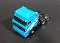 1987 Matchbox DAF 3300 Space Cab Blue Semi Tractor Truck Die Cast Toy Car Vehicle - Treasure Valley Antiques & Collectibles
