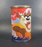 Warner Bros. Looney Tunes Taz Tasmanian Devil Character & Bugs Bunny Round Tin Canister - Treasure Valley Antiques & Collectibles