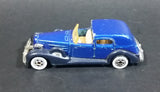 1989 Hot Wheels '35 Classic Caddy Blue Die Cast Toy Car Vehicle - Treasure Valley Antiques & Collectibles