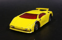 1994 Hot Wheels Lamborghini Diablo Yellow Die Cast Toy Exotic Sports Car Vehicle - Treasure Valley Antiques & Collectibles