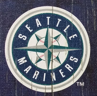 Seattle Mariners MLB Baseball Fence Board Style Take Me Out To The Ball Game Canvas Frame Print Wall Decor - Treasure Valley Antiques & Collectibles