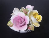 Vintage Royale Stratford Fine Bone China Flower Basket Bouquet - Treasure Valley Antiques & Collectibles