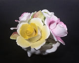 Vintage Royale Stratford Fine Bone China Flower Basket Bouquet - Treasure Valley Antiques & Collectibles