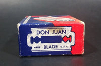Vintage Don Juan Double Edge Blades - Super Chrome Steel - 6 left in box wrapped - Treasure Valley Antiques & Collectibles