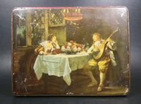 Antiques 1931 Carr & Co. Carlisle Biscuits "A Summer Song" Courting Scene Biscuits Tin - Treasure Valley Antiques & Collectibles