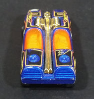 2003 Hot Wheels Vintage Splittin' Image 7 Blue Die Cast Toy Race Car Vehicle - Treasure Valley Antiques & Collectibles