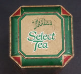 Vintage Ty-Phoo Select Tea Green Tin Storage Container - Treasure Valley Antiques & Collectibles