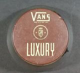 Vintage Glass Jar Vans LUXURY Blue Wax Shoe Polish - Still has wax inside - Treasure Valley Antiques & Collectibles