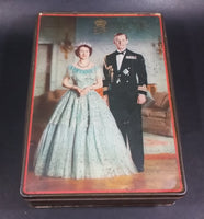 1952 Edward Sharp & Sons Ltd. Queen Elizabeth II & The Duke of Edinburgh Biscuits Tin
