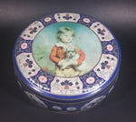 Vintage 1950s Peek Frean's Biscuits Tin with Portrait of French Boy Holding Dog by C. Bremont - Treasure Valley Antiques & Collectibles