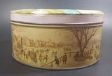 1953 Huntley & Palmers Queen Elizabeth II & The Duke of Edinburgh Biscuits Tin - Treasure Valley Antiques & Collectibles