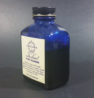 Vintage Carter's Instant Type Cleaner. Cobalt Blue Bottle with Box and Brush - Treasure Valley Antiques & Collectibles