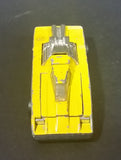 1981 Hot Wheels Cannonade Yellow Die Cast Toy Race Car Vehicle w/ Opening Hood - Treasure Valley Antiques & Collectibles