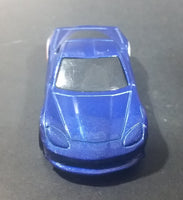 2008 Hot Wheels General Motors Chevrolet Corvette C6 Blue Die Cast Toy Car Vehicle - Treasure Valley Antiques & Collectibles