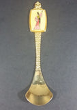 Vintage Atamnas Gold Tone Spoon Korean Souvenir Travel Collectible - Treasure Valley Antiques & Collectibles