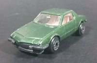 1980s Zee Toys Dyna Wheels Fiat x 1/9 Dark Green No. D63 Die Cast Toy Vehicle - 1/64 Scale - Treasure Valley Antiques & Collectibles