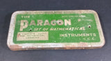 Very Rare Vintage The Paragon Set of Mathematical Instruments "Best English Make" in Original Tin - Treasure Valley Antiques & Collectibles
