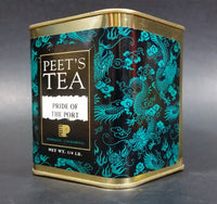 Collectible Peet's Tea Teal & Black Tin 'Pride of The Port' Berkeley, California 1/4 Lb Empty - Treasure Valley Antiques & Collectibles