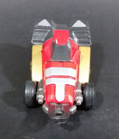 2003 Bandai Japan Power Rangers Dino Thunder Dino Fury Red Die Cast Toy Car Vehicle Type 2 - Treasure Valley Antiques & Collectibles