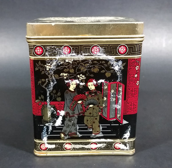 Collectible Murchie's "Taste The Difference" Red, Black, Gold Tea Tin Container - Vancouver, B.C. - Treasure Valley Antiques & Collectibles