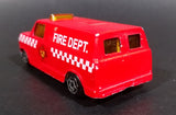 Vintage Buddy L "Metal Made" Fire Dept. Van Red Die Cast Toy Car Vehicle No. 47601 - Treasure Valley Antiques & Collectibles