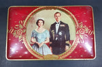 1953 Queen Elizabeth II & The Duke of Edinburgh Coronation Harry Vincent Ltd Toffee Tin - Treasure Valley Antiques & Collectibles