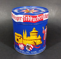 Vintage Haeberlein Metzger Nunnberg Fine Almond and "Elisen" Spiced Cakes Empty Sweets Tin - Made in Germany - Treasure Valley Antiques & Collectibles