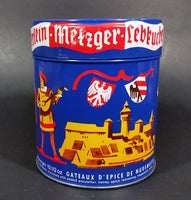 Vintage Haeberlein Metzger Nunnberg Fine Almond and "Elisen" Spiced Cakes Empty Sweets Tin - Made in Germany - Treasure Valley Antiques & Collectibles