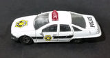 Vintage Welly Chevrolet Caprice White Police Patrol Cruiser Die Cast Toy Car Law Enforcement Cop Vehicle - Treasure Valley Antiques & Collectibles