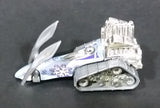 2000 Hot Wheels Forces of Nature Big Chill Snowmobile Metallic Silver Die Cast Toy Car Snow Sled Sleigh Vehicle - Treasure Valley Antiques & Collectibles
