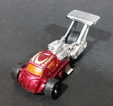 1998 Hot Wheels First Editions Whatta Drag Metallic Dark Red Die Cast Toy Car Vehicle - Treasure Valley Antiques & Collectibles