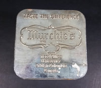 Collectible 1978 Murchie's "Taste The Difference" Red, Gold Tea Tin Container - Vancouver, B.C. - Treasure Valley Antiques & Collectibles