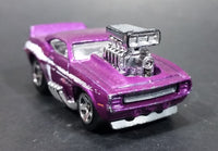 2010 Hot Wheels Toon'd Muscle 'Tooned '69 Camaro Purple Die Cast Toy Car Vehicle - Treasure Valley Antiques & Collectibles