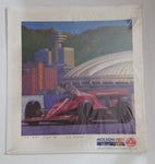 Rare 1990 Vancouver Molson Indy Racing Race Car Official Poster by Rob Bowen - The Keg Steakhouse - Treasure Valley Antiques & Collectibles