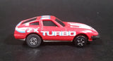 Vintage 1980 Kidco Burnin' Key Cars Datsun 280ZX Turbo Red Plastic Body Toy Car Vehicle - No Key - 1/64 - Macao - Treasure Valley Antiques & Collectibles
