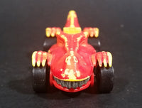 2010 Hot Wheels Color Shifters Creatures T-Rextroyer Orange Yellow Die Cast Toy Car Vehicle - Treasure Valley Antiques & Collectibles