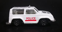Vintage Unknown Maker County Police 5 #8009 China White Die Cast Toy Car Emergency Vehicle - Treasure Valley Antiques & Collectibles