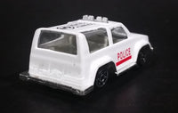 Vintage Unknown Maker County Police 5 #8009 China White Die Cast Toy Car Emergency Vehicle - Treasure Valley Antiques & Collectibles