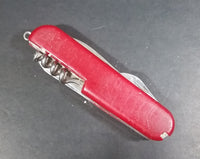 Vintage Rostfrei Switzerland Swiss Army Red 6 Multi Tool Folding Pocket Knife - Treasure Valley Antiques & Collectibles