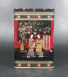 Vintage Bristow's Assorted Toffee Oriental Asian Black, Red, Gold Themed Tin Container - Treasure Valley Antiques & Collectibles
