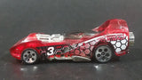 2001 Hot Wheels Power Rocket Clear Red Die Cast Toy Fantasy Race Car Vehicle - Treasure Valley Antiques & Collectibles