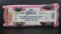 1950's Dream Machines Cadillac Eldorado Convertible Pink Car Sand Sculpture - Made in Canada - Treasure Valley Antiques & Collectibles